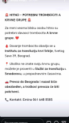 Хитно потребни тромбоцити А крвне групе!