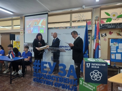 Донација Црвеном крсту Смедерево у име Програма Уједињених нација за развој