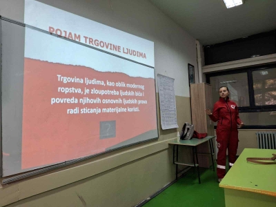 Предавање на тему трговине људима